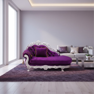 Edle Chesterfield antik stil Chaiselongue Chaise Longue Sofa Liege Neu Récamière