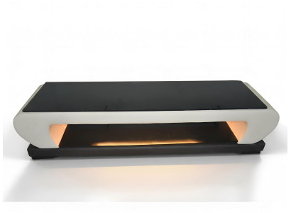 RTV TV Sideboard LederTisch Designer Glas Tisch Fernseh Schrank Neu Modern