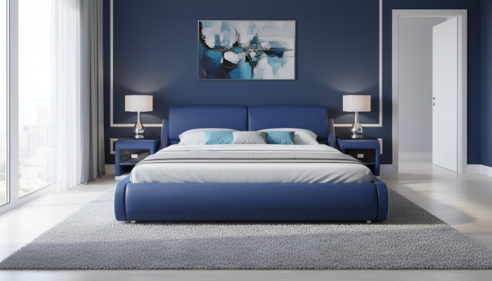 Doppel Luxus Design Leder Bett Polster Hotel Betten Moderne Multifunktion