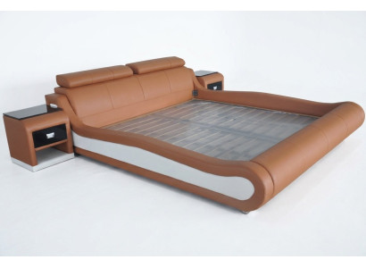Design Luxus Bett Polster Ehe Hotel Moderne Betten Leder 140/160/180/200 cm