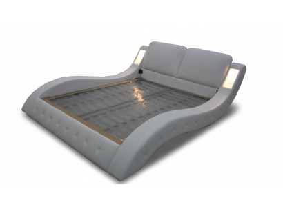 Design Luxus Bett Polster Ehe Hotel Moderne Betten Leder 140/160/180/200 LB8824