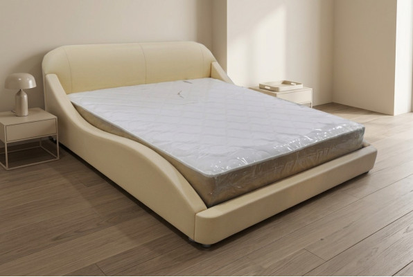 Neues, modernes und komfortables Bett für das Schlafzimmer