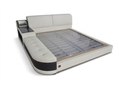 Design Luxus Bett Polster Ehe Moderne Leder Hotel Betten 140/160/180/200