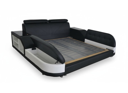Design Luxus Bett Leder Polster Ehe Moderne Hotel Betten 140/160/180/200