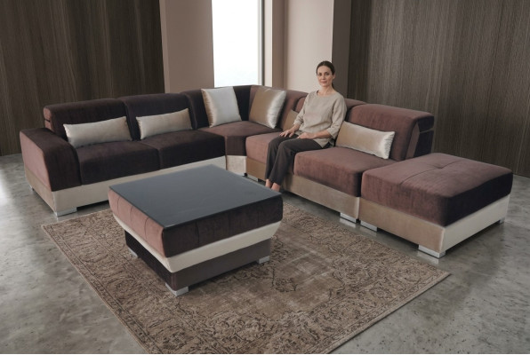 Leder Eck Sofa Couch Polster Couchen Wohnlandschaft Luxus Garnitur Ecke Sofas