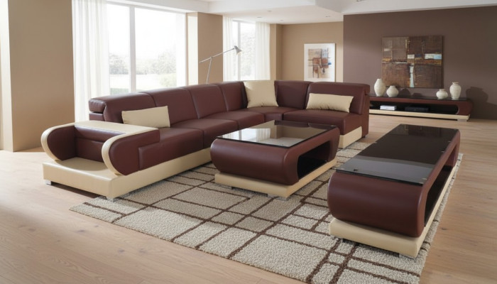 Sofa Couch Polster Sitz Ecke Moderne Couchen Wohnlandschaft Garnitur 3tlg