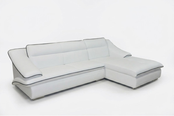 Eck Sofa Leder Couch Eck Garnitur Ecke Landschaft Polster Design Wohn L Form