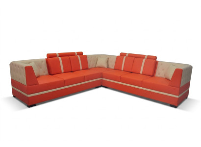 Eck Sofa Couch Polster Ecke Wohn Zimmer Landschaft Designer Deko Couchen