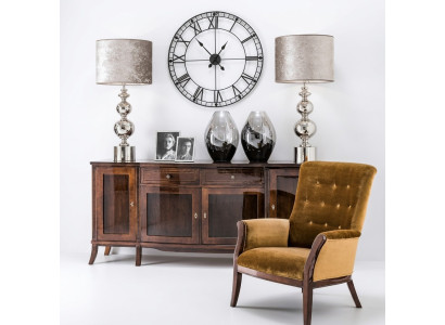 XXL Sideboard Anrichte Kommode Wohnzimmer Schrank Holz Regal Antik Stil Design