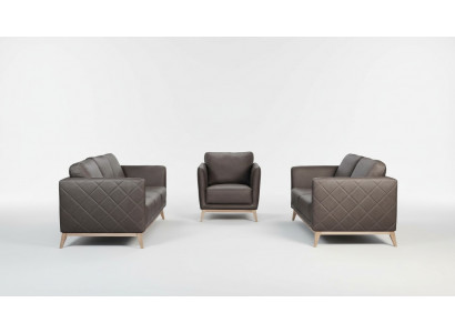Design Couch Polster Sitz Garnitur Sofa Garnituren Textil Neu 2+1 Sitzer Stoff
