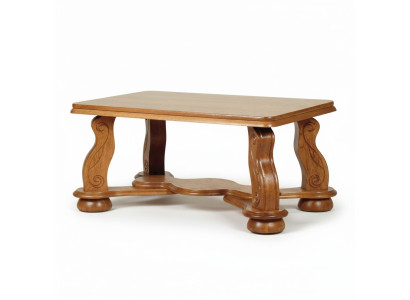 Echtholz Tisch Klassischer Couchtisch Sofa Beistell Tische Holz Handarbeit