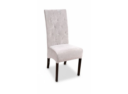 Set 2x Chesterfield Designer Massivholz Stuhl Esszimmerstuhl Designer