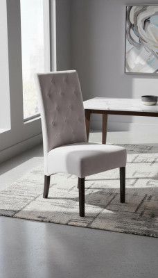 Set 8x Chesterfield Designer Massivholz Stuhl Esszimmerstuhl Designer Polster