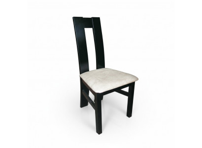 Design Lehn Stuhl Massiv Holz Sessel Holz Leder Polster Stühle Gastro