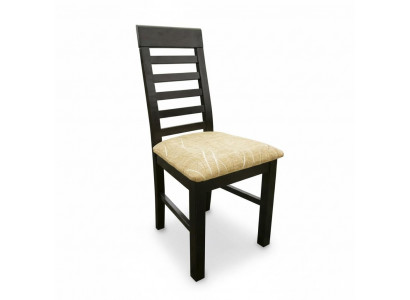 Stuhl Textil Design Holz Polster Gastro Esszimmer Stoff Stühle Lehnstuhl
