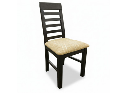 Set 2x Sessel Stuhl Design Holz Stoff Polster Stühle Esszimmer Textil Gastro
