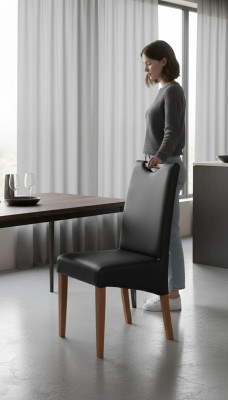 Design Stuhl Gruppe 6x Stühle Set Sessel 100% Leder Neu Esszimmer