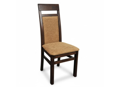 Lehn Stuhl Massiv Holz Sessel Holz Stoff Polster Stühle Gastro Design