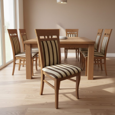 Holz 20x Restaurant Sessel Set Esszimmer Stuhl Gruppe Polster Stühle Gastro Neu