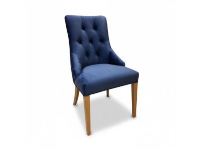 Chesterfield Set 6x Sessel Esszimmerstuhl Stoff Polster Stühl Gastro Esszimmer