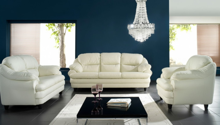 Sofa 2 Sitzer Design Sofas Polster Couchen Leder Relax Deko Moderne Sitz
