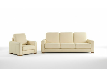 Sofagarnitur Moderne 3+1 Sitzer Set Design Sofas Polster Couchen Leder