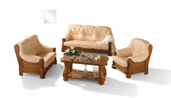 Klassischer Sessel Leder 1 Sitzer Couch Sofa Polster Einsitzer 1er Neu Fernseh