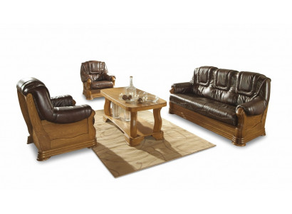 Klassik Sofagarnitur 3+1 Sitzer Klassischer Wohnlandschaft Sofas Couchen