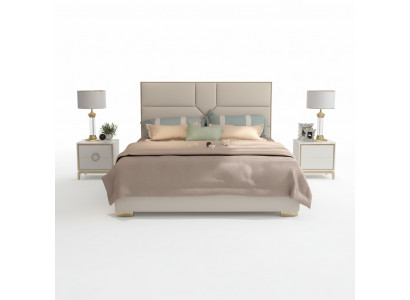Bett Polster Design Luxus Hotel Betten Ehe 180x200cm Schlaf Zimmer