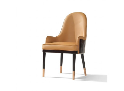 Stuhl 1x Ess Zimmer Polster Stuhl Sessel Fernseh Lounge Club Leder Textil Sitz