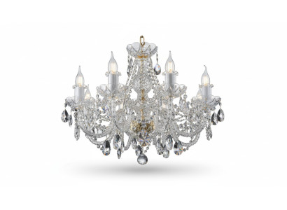 Kron Leuchter Lampe Lampen Kristall Leuchten Beleuchtung Bohemia Leuchte Decken