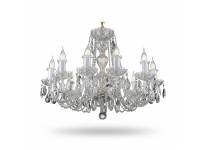 Kron Kerzenständer Lampe Deckenlampe Kristall Lampen Beleuchtung Bohemia Lampe