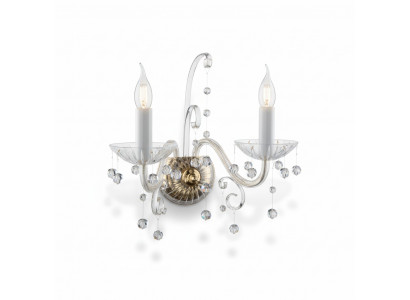 Doppel Wandlampe Leuchte Kristall Edle Kronleuchter Wand Leuchten Lampen Lampe