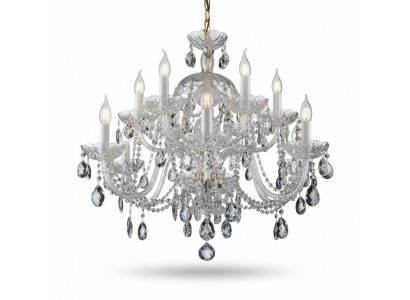 Bohemia Luster Kristall Kronleuchter Lampe Leuchte Deckenleuchte Hängeleuchte