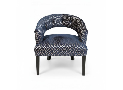 Grau-Beige Chesterfield Stühle Luxus Sessel mit Armlehnen Designer 2-er Set