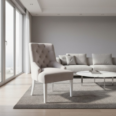 Chesterfield Stühle mit Klopfer Edle Polster Hotel Design Stuhl 2x Gruppe