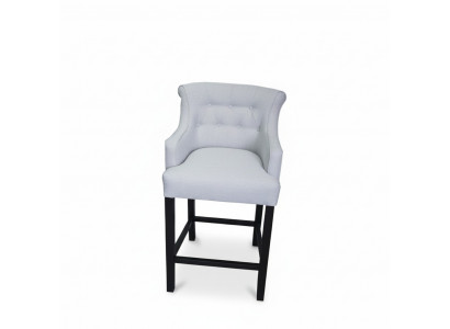 Designer x4 Graue Chesterfield Barhocker Designer Stuhl-Set Polster Lehnstühle