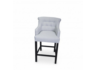 Grauer Barhocker Barstuhl Designer Stoff Design Loungestühle 8er Set 