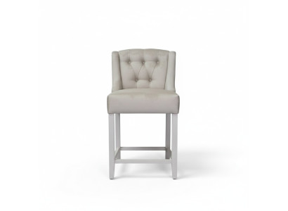 Moderne Braune Chesterfield Barhocker Luxuriöse Sitzer Designer x8 Stühle