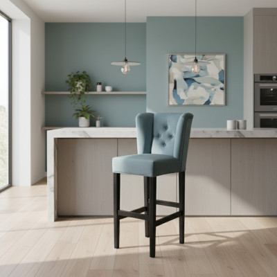 Barhocker Design Barstuhl Samt Stoff Barstühle Bar Hocker 10er Set Tresen