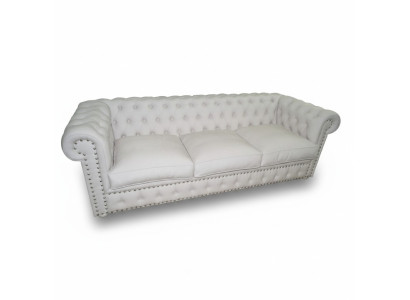 Chesterfield Dreisitzer Couch Polster Sofa Design Leder Sofas Couchen 3 Sitzer