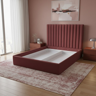 Chesterfield Bett Polster Doppel Hotel Betten Schlafzimmer 180x200cm
