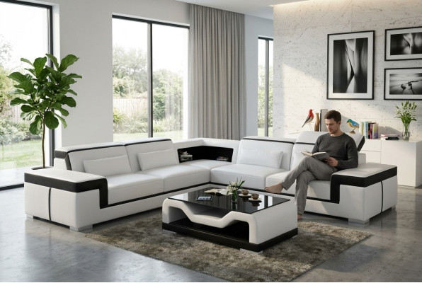 Sofa Ecksofa Couch Polster Sofas Couchen Leder Garnitur Eck Garnituren Eckcouch