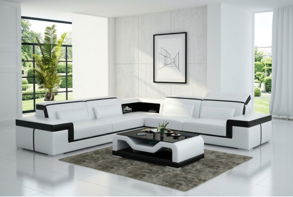Sofa Ecksofa Couch Polster Sofas Couchen Leder Garnitur Eck Garnituren Eckcouch