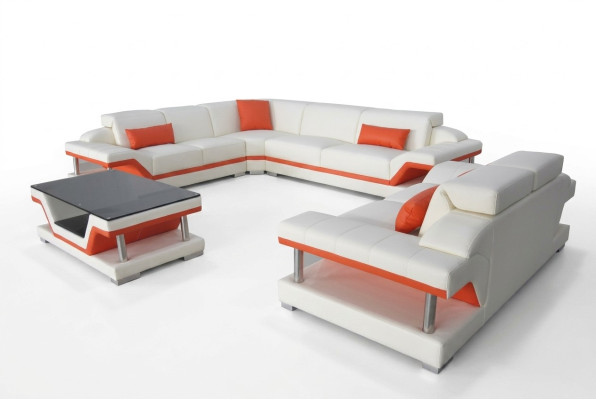Ecksofa Sofa Eckgarnitur Couchtisch Komplett Set Sitz Polster Eckcouch Couch USB