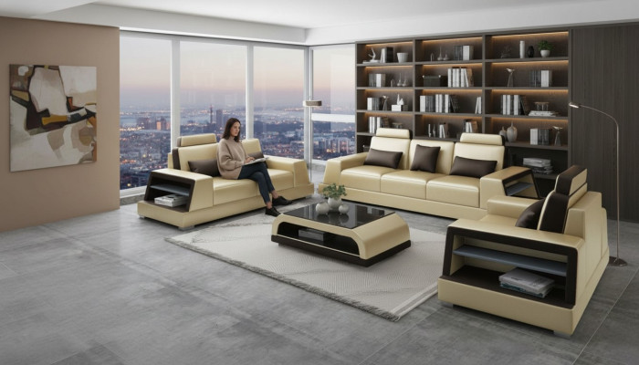 Hervorragendes multifunktionales Designer-Doppelbett für Schlafzimmer
