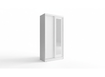 Design Kleider Schrank Schiebe Schränke Holz Schwebe Türen Kleiderschrank 100cm