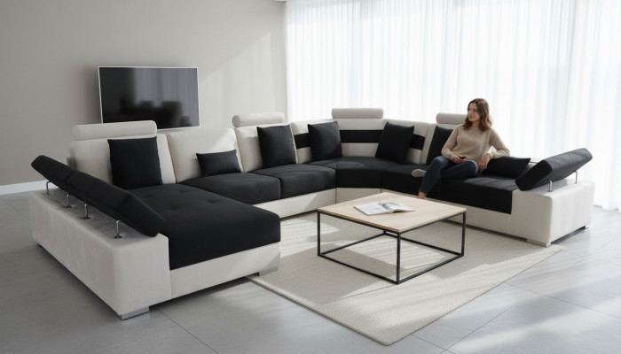 Ecksofa L-form Gelbe Ecksofa Eckcouch mit Bettkasten Sofa Wohnlandschaft