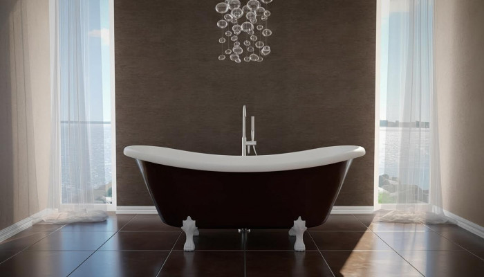 Exclusive freistehende Badewanne Acrylwanne Wanne Bad 190x77 