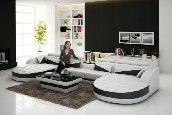 Modernes Design U-Form Ecksofa für ein stilvolles Wohnzimmer